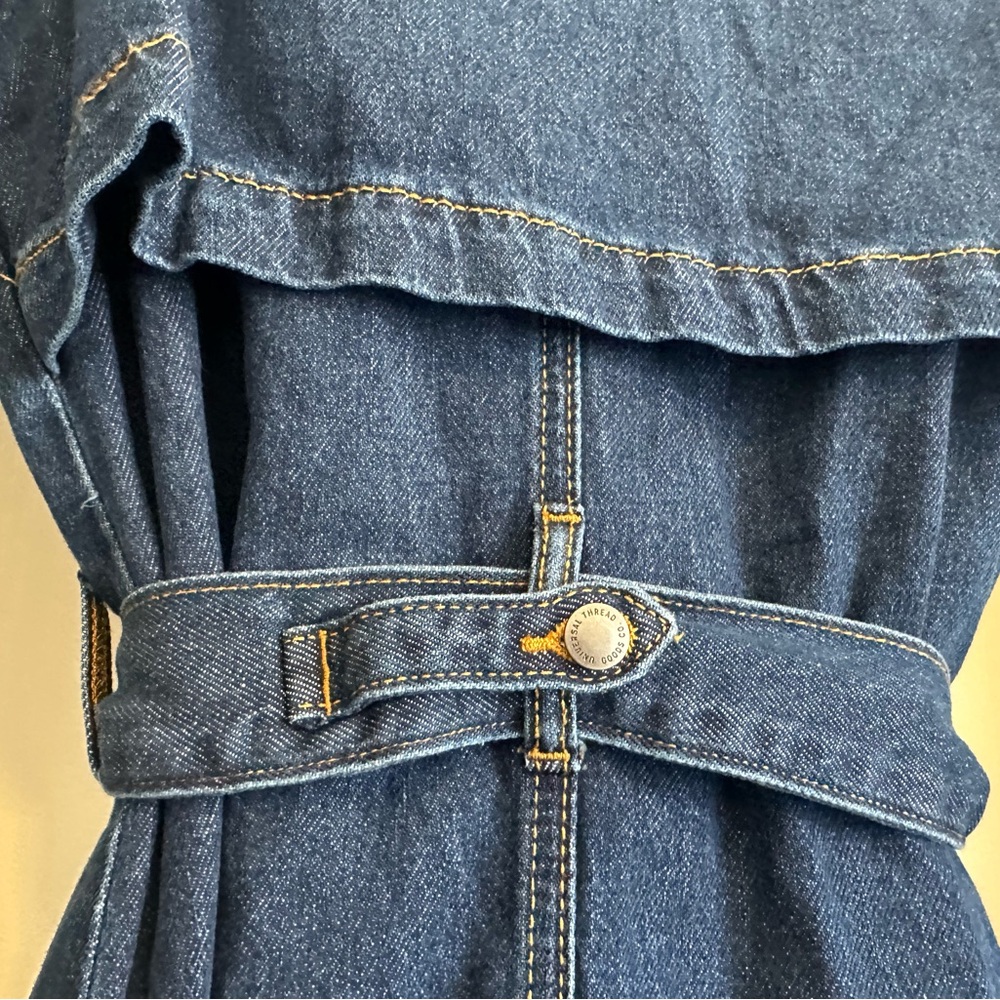 NWT Universal Thread Denim Trench Coat. Size: XS. Excellent condition 💙 - Picture 12 of 15